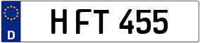 Truck License Plate